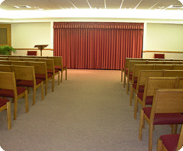 view of the interior of the assembly room